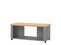 artisan eiche, graphit graue, glas